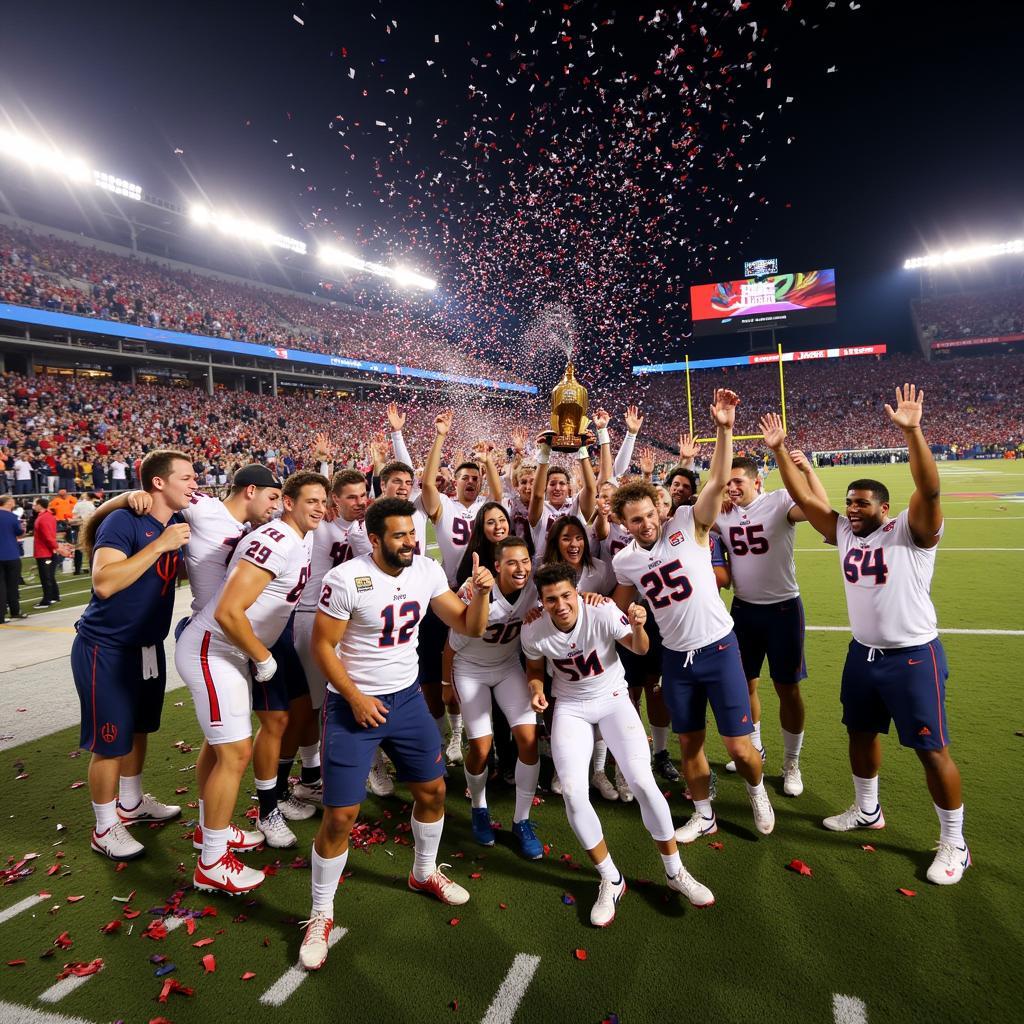 D2 National Championship Football Celebration