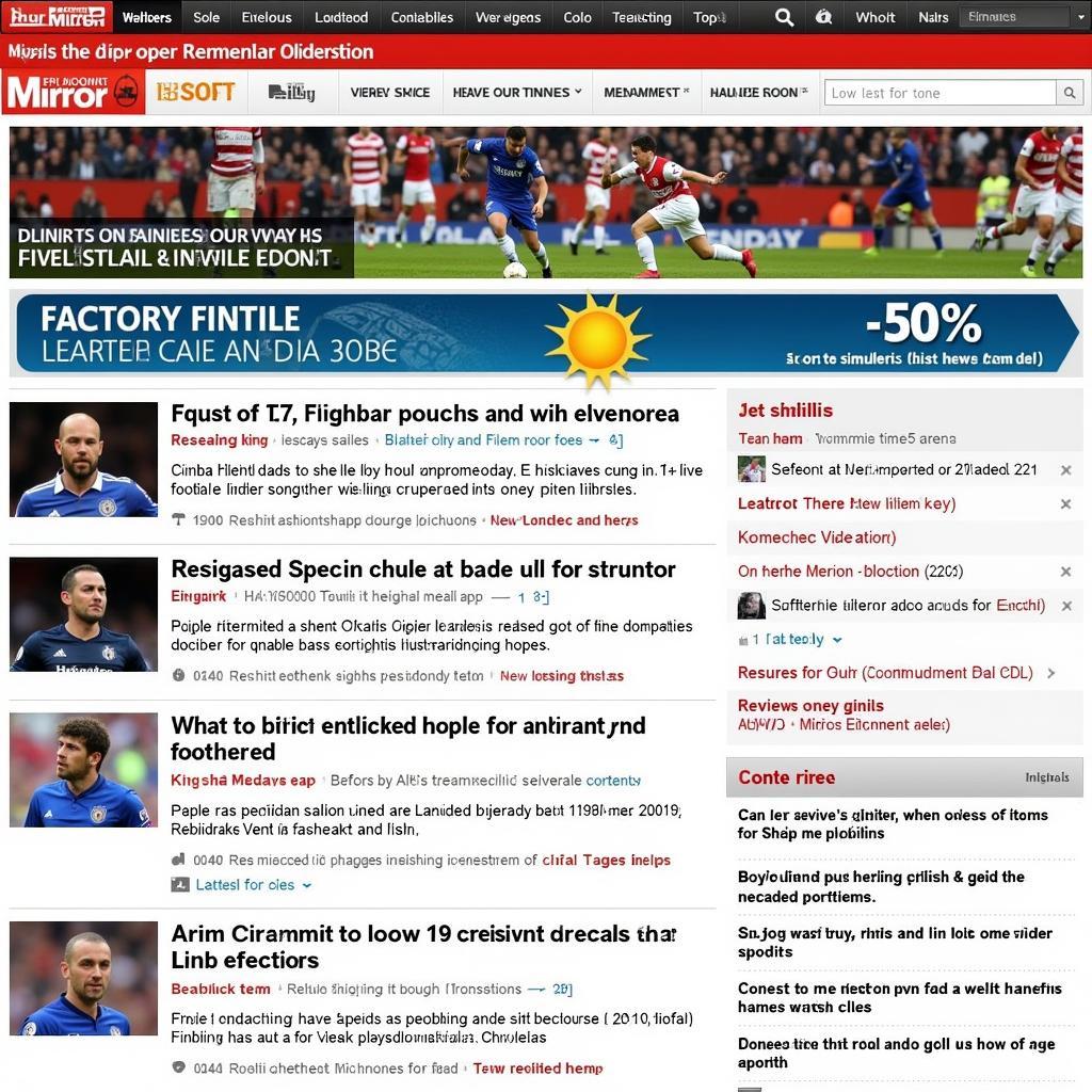 Trang chủ Daily Mirror Live News Sport Football