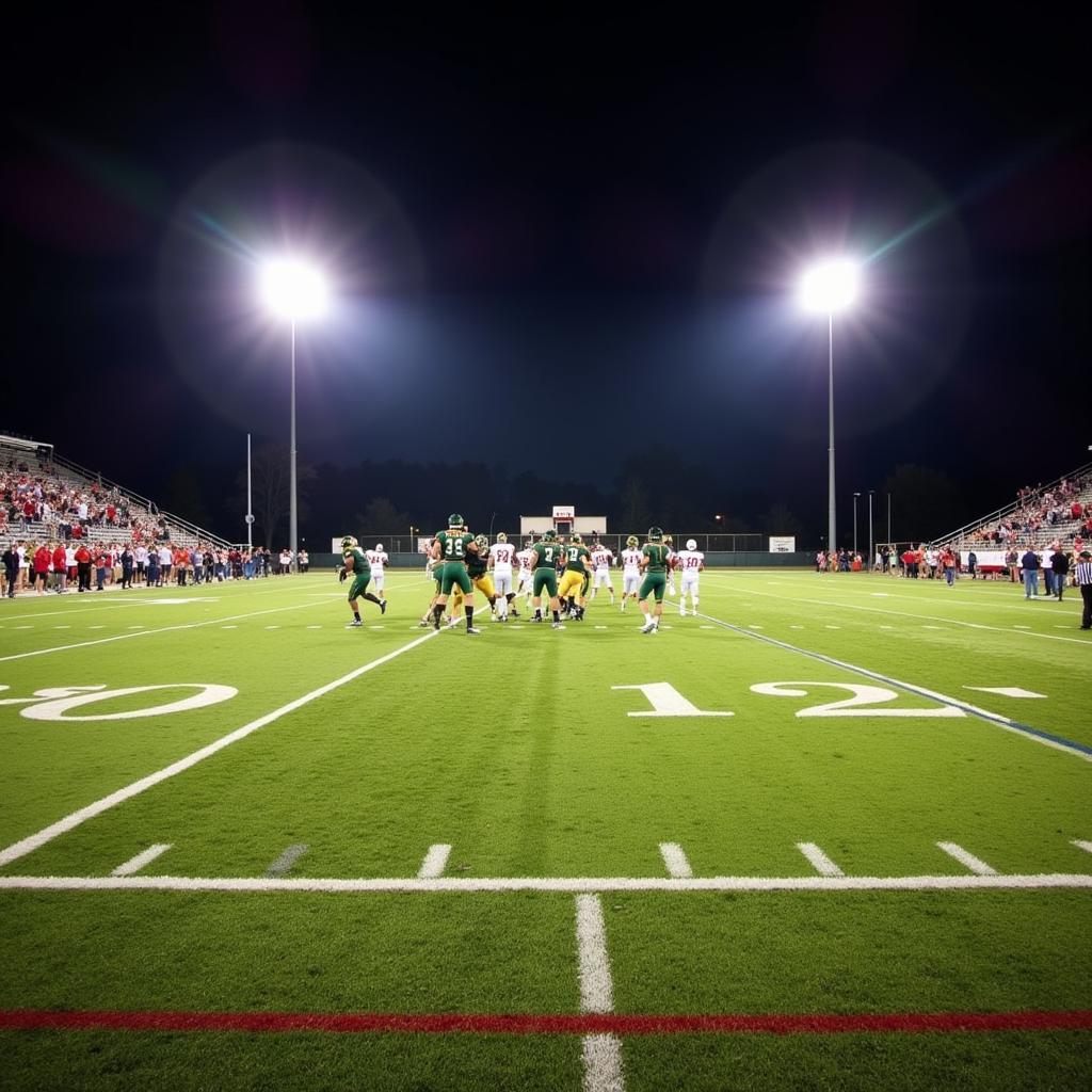 Dardanelle High School football game in action