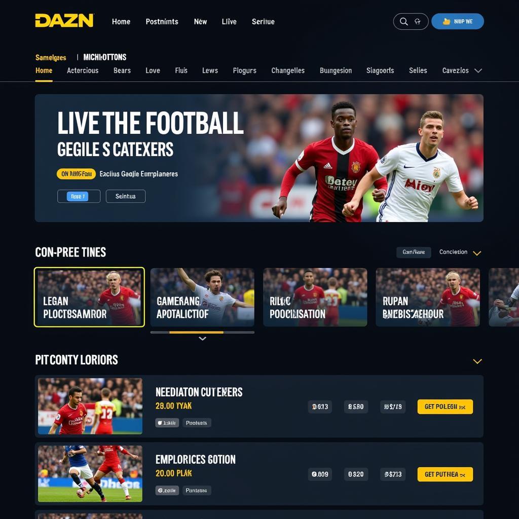 DAZN Sports Platform