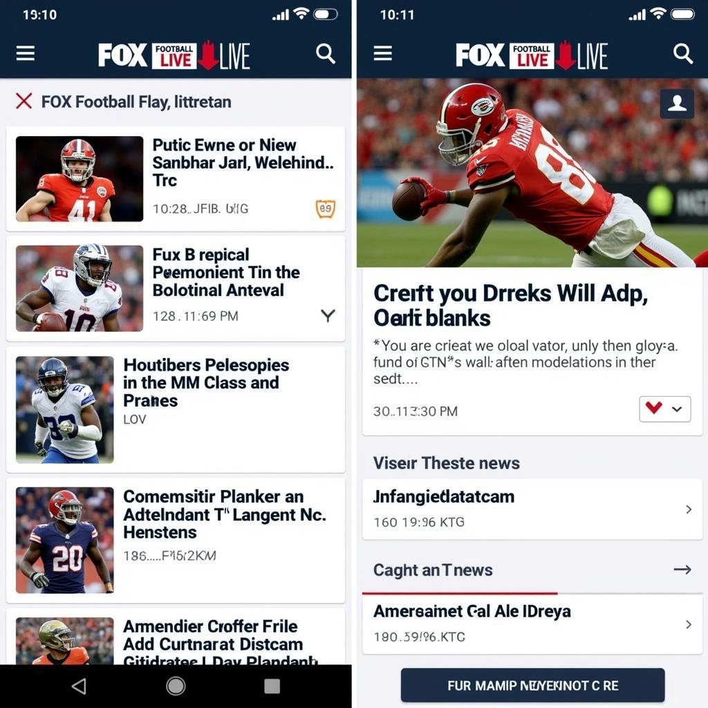 Tin tức bóng đá mới nhất trên Fox Football Live App