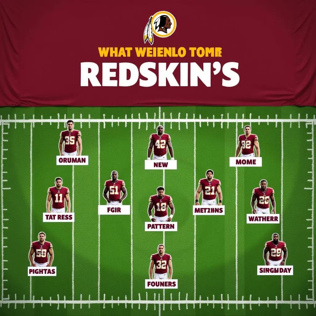 Đội Hình Chính Thức Của Redskins