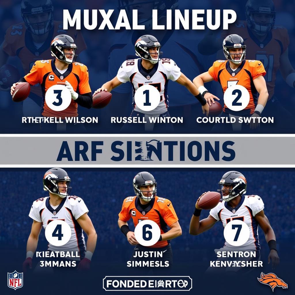 Đội hình Denver Broncos ra sân