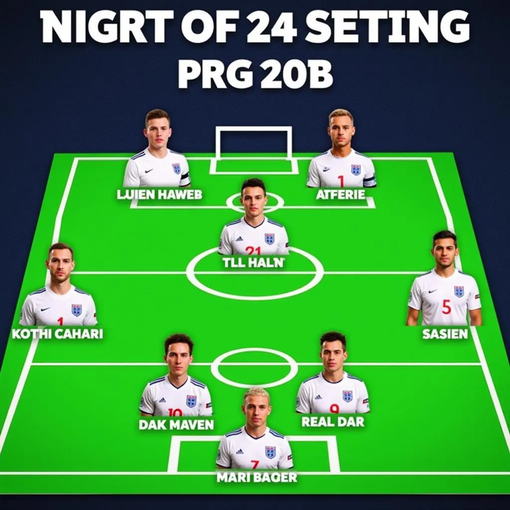 England U17 Football Lineup for the Next Match