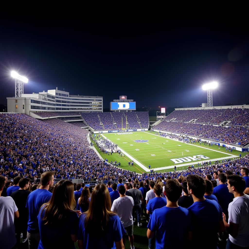 Duke Football Saturday Night Live Crowd