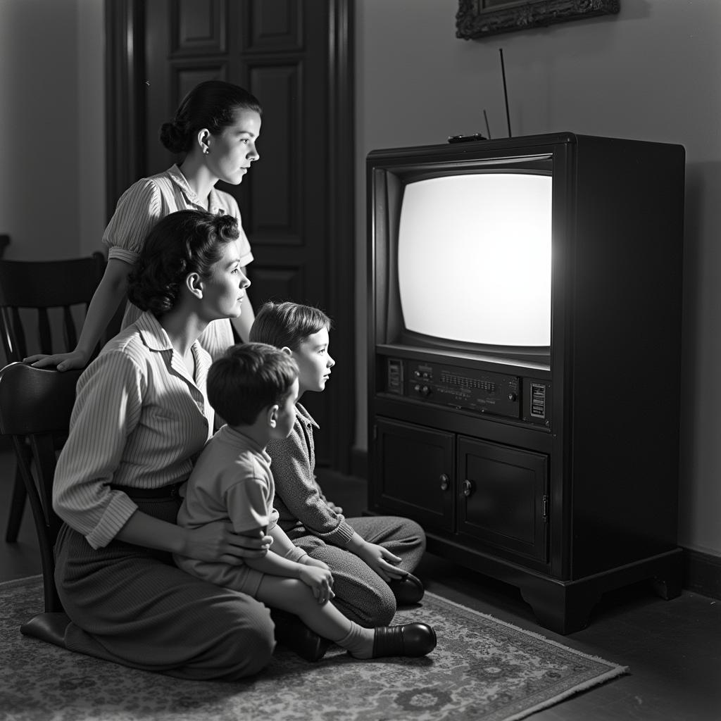 Early Television Set