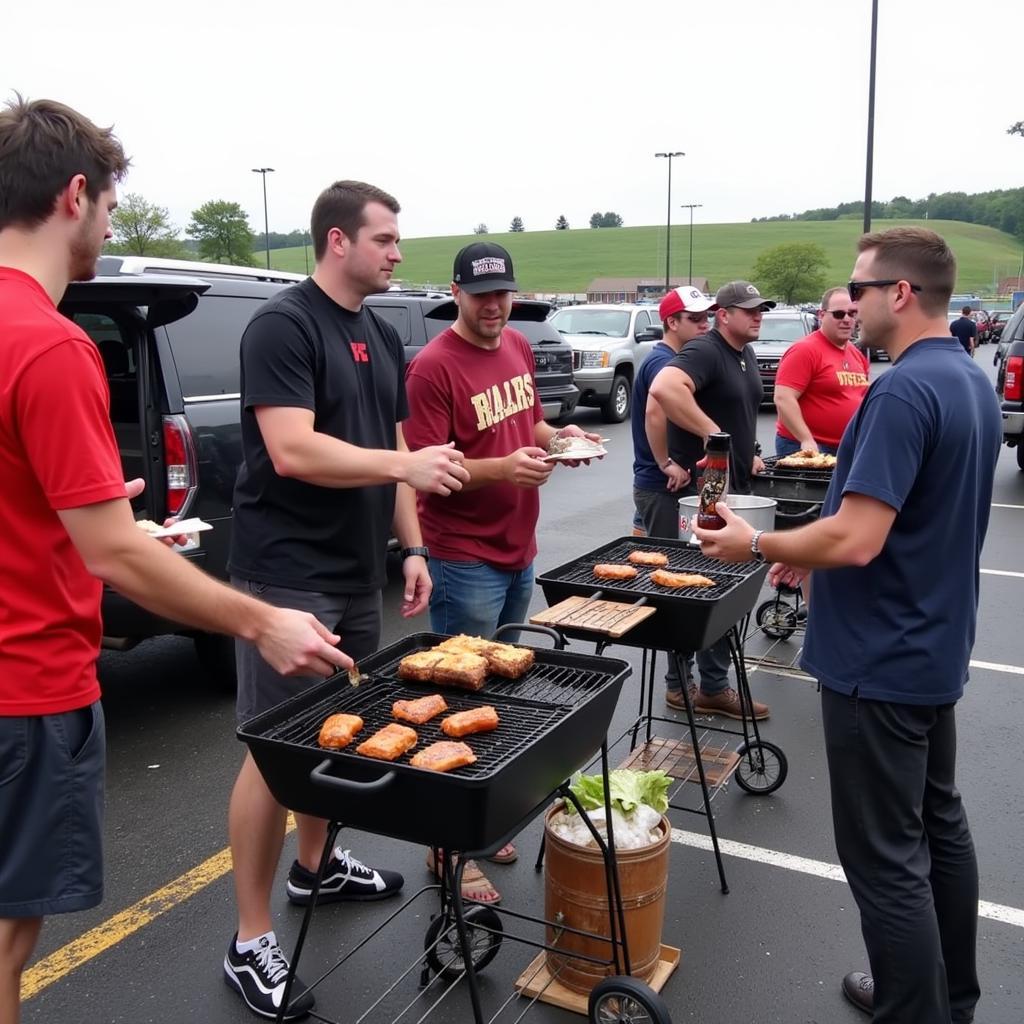 Effingham Football Fans Tailgating