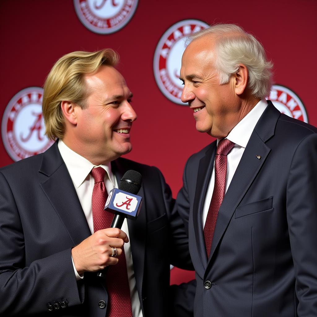 Eli Gold Interviewing Nick Saban