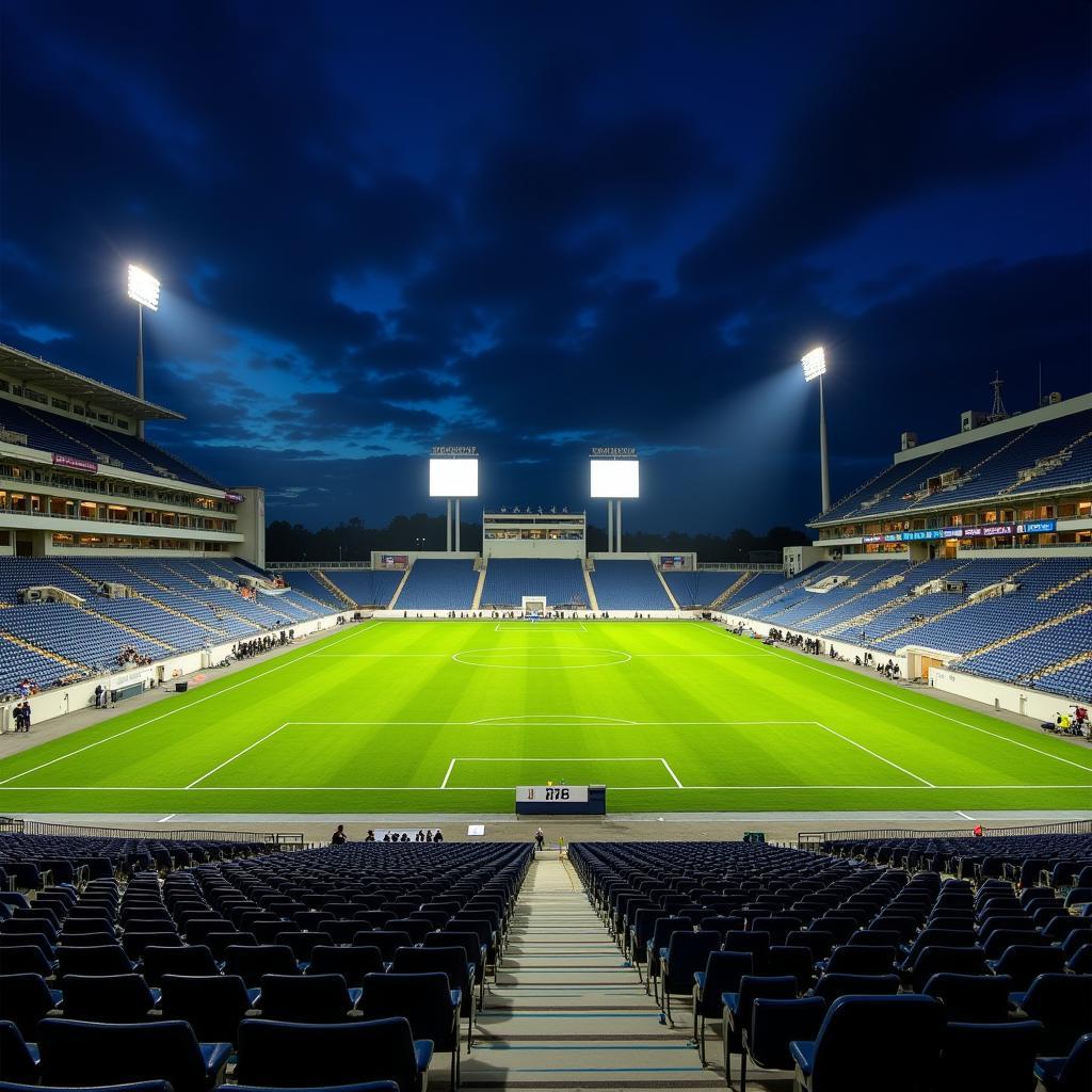 Empty Stadium College Football