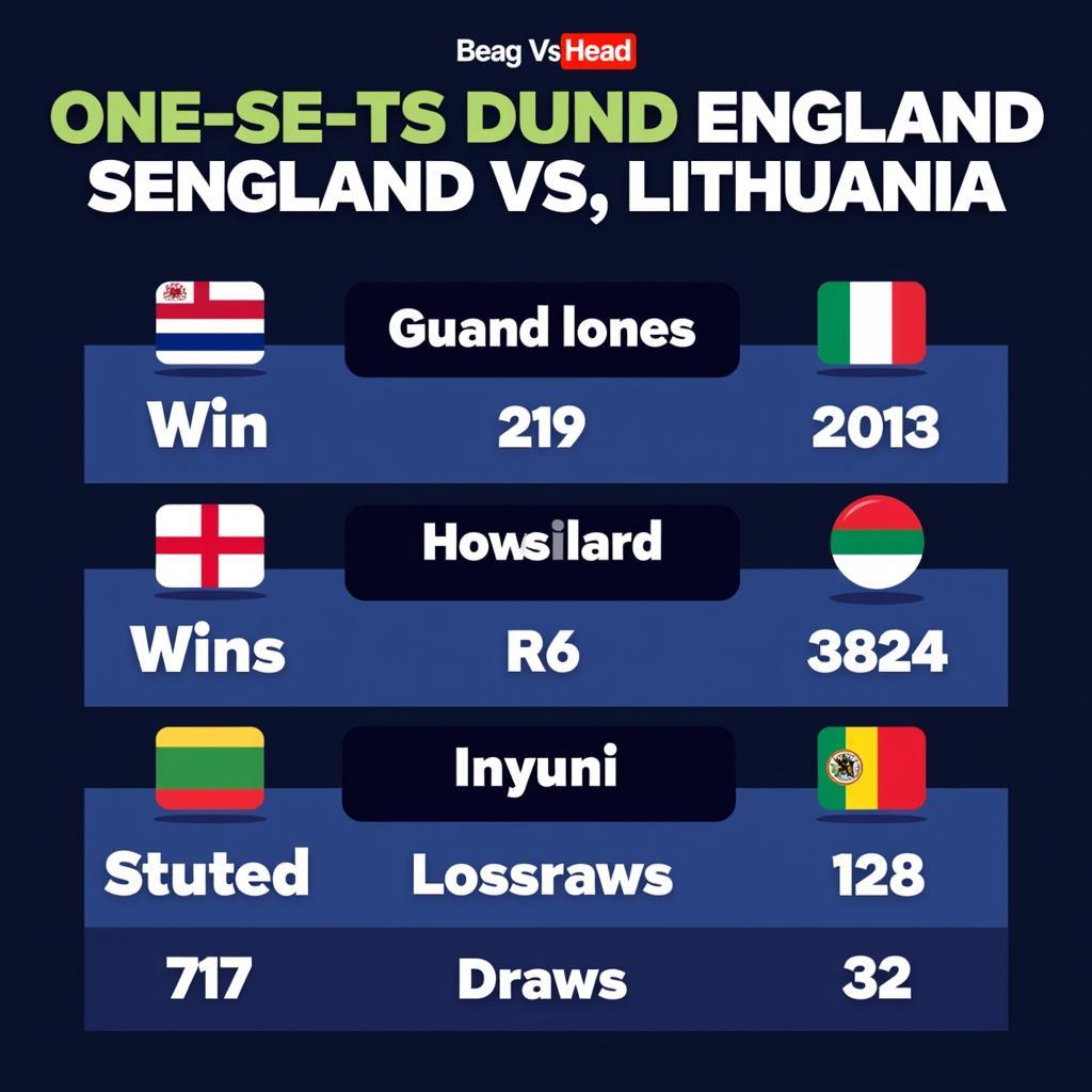 England vs Lithuania Head-to-Head Statistics