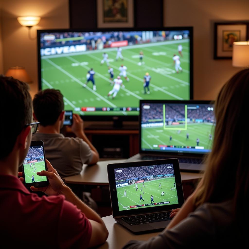 Watching College Football on multiple devices