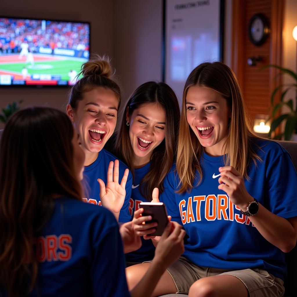 Enjoying Florida Gators Football With Friends Online