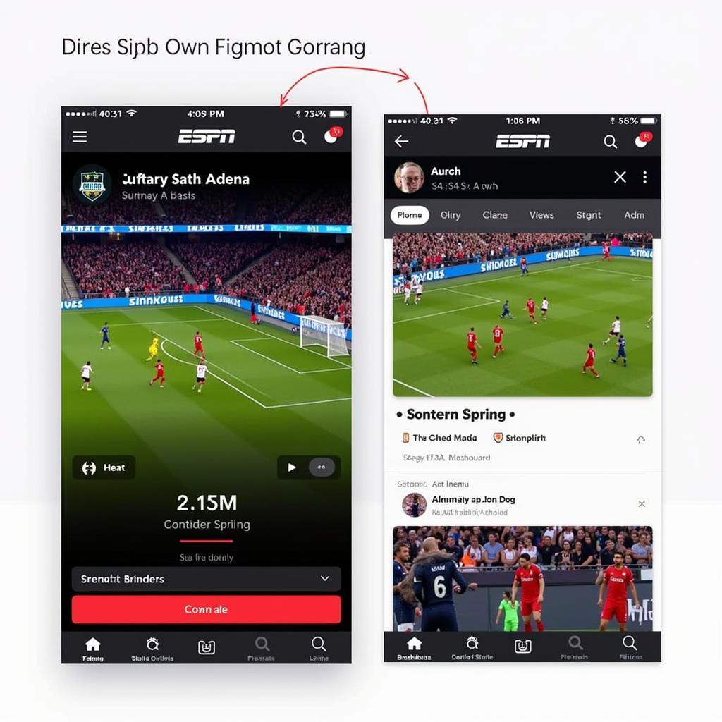 ESPN App Interface