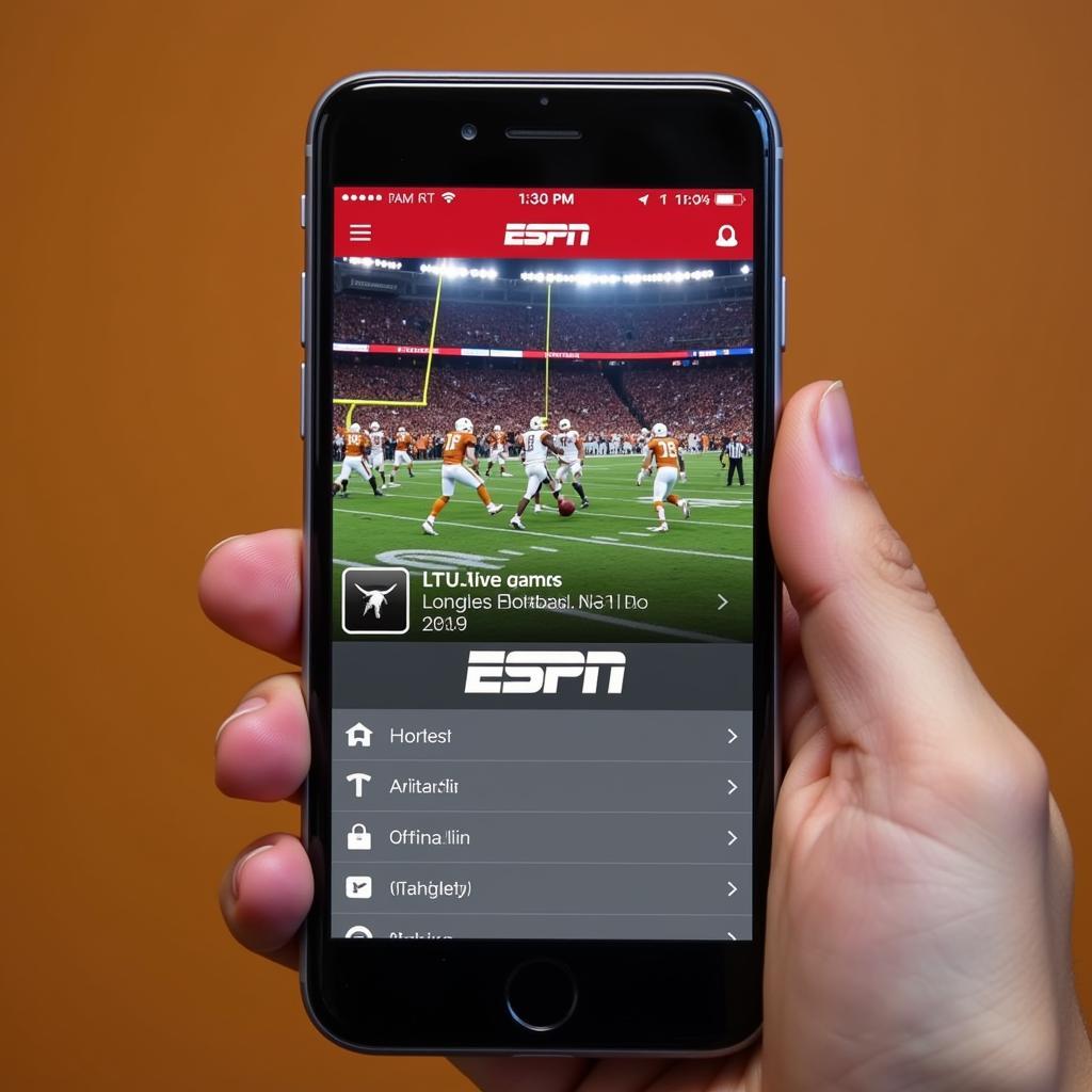 ESPN App UT Football