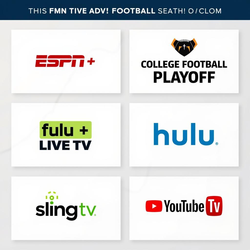 ESPN College Football Playoff Streaming Platforms