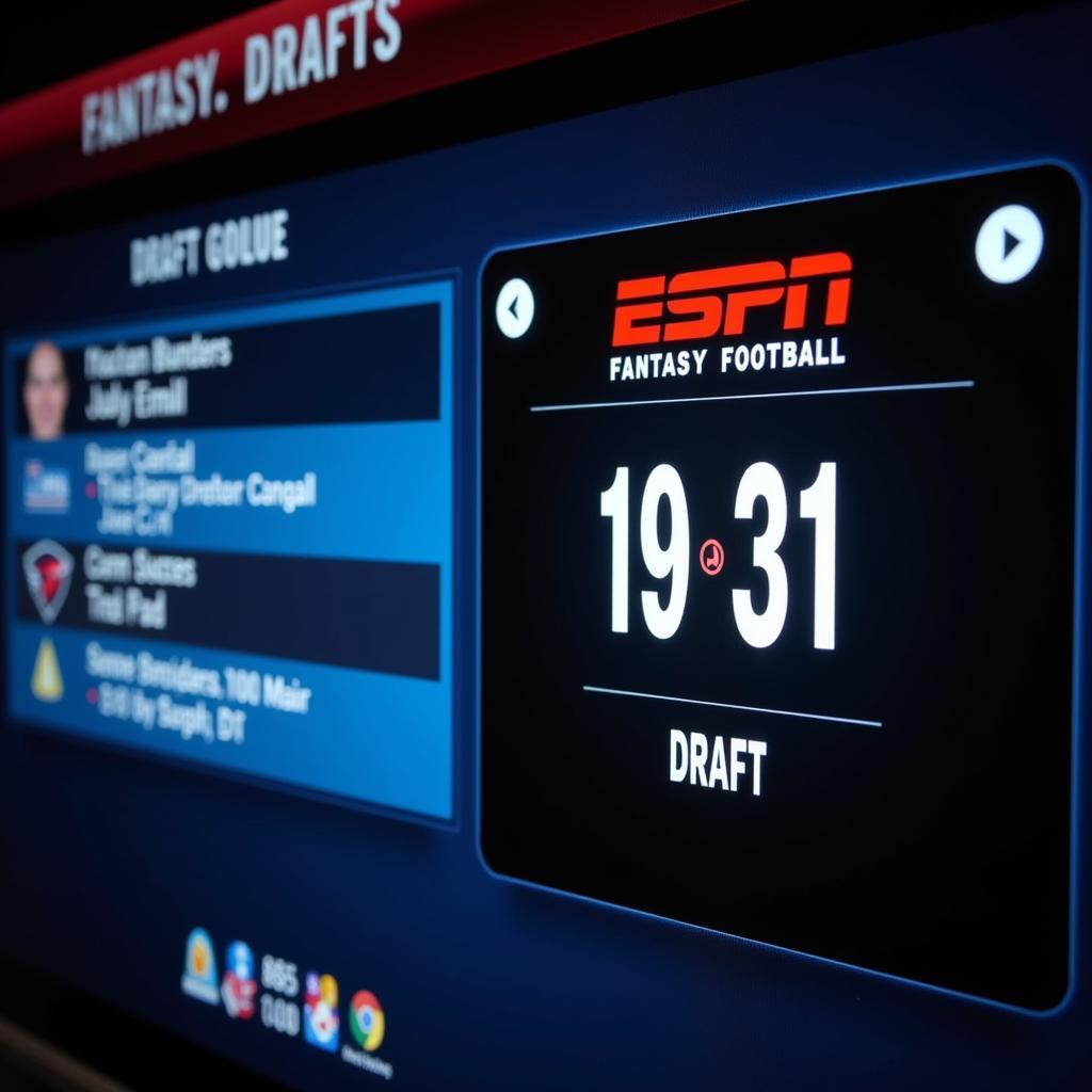 ESPN Fantasy Football Draft Clock