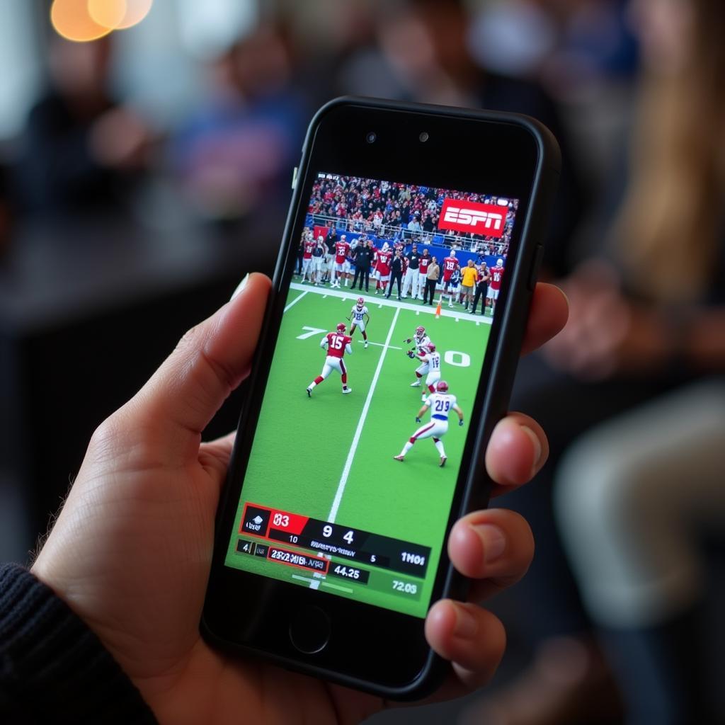 ESPN Football Game Live on Mobile