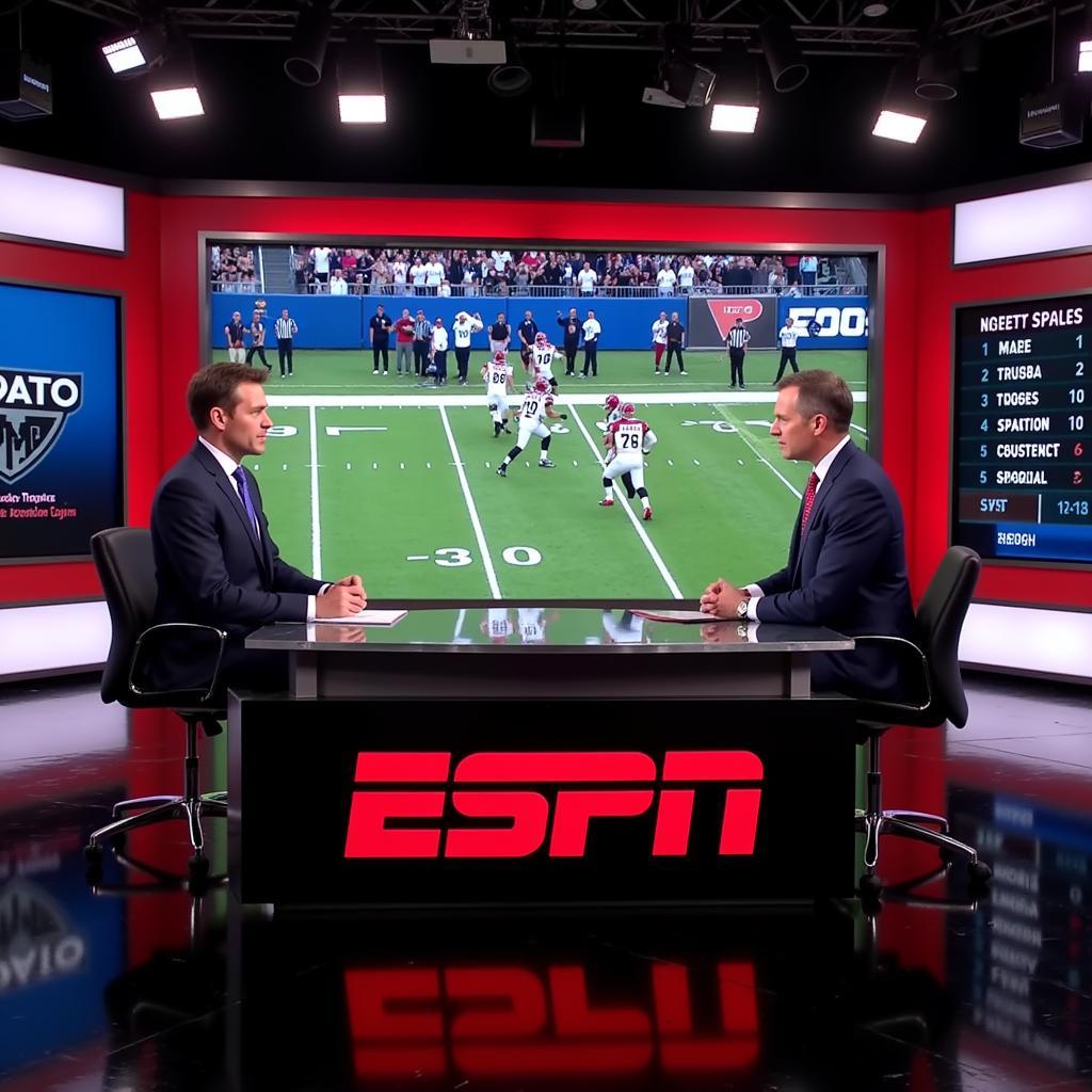 ESPN Football Game Live Studio Analysts