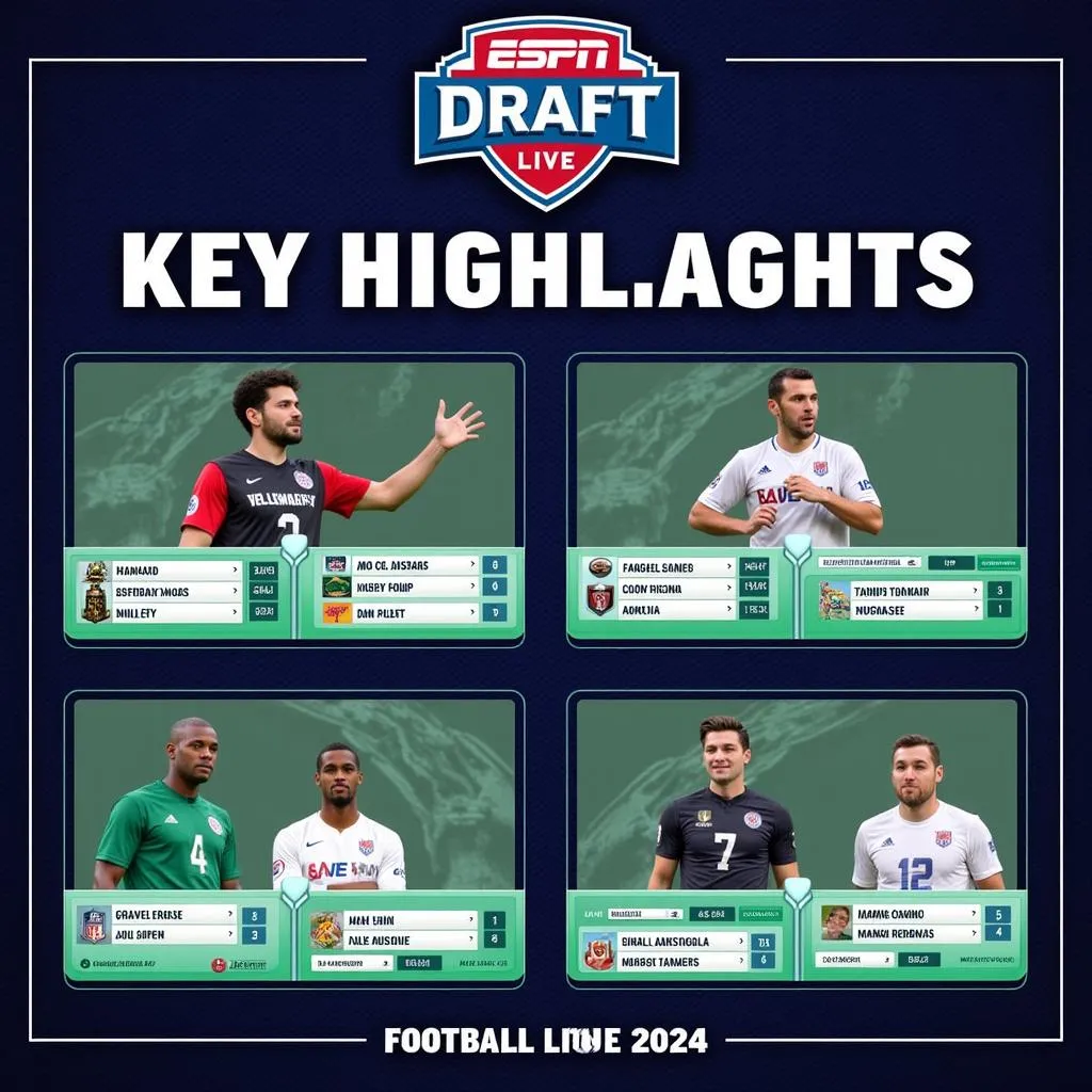 The ESPN Football Live Draft 2024 - A Recap of Exciting Moments