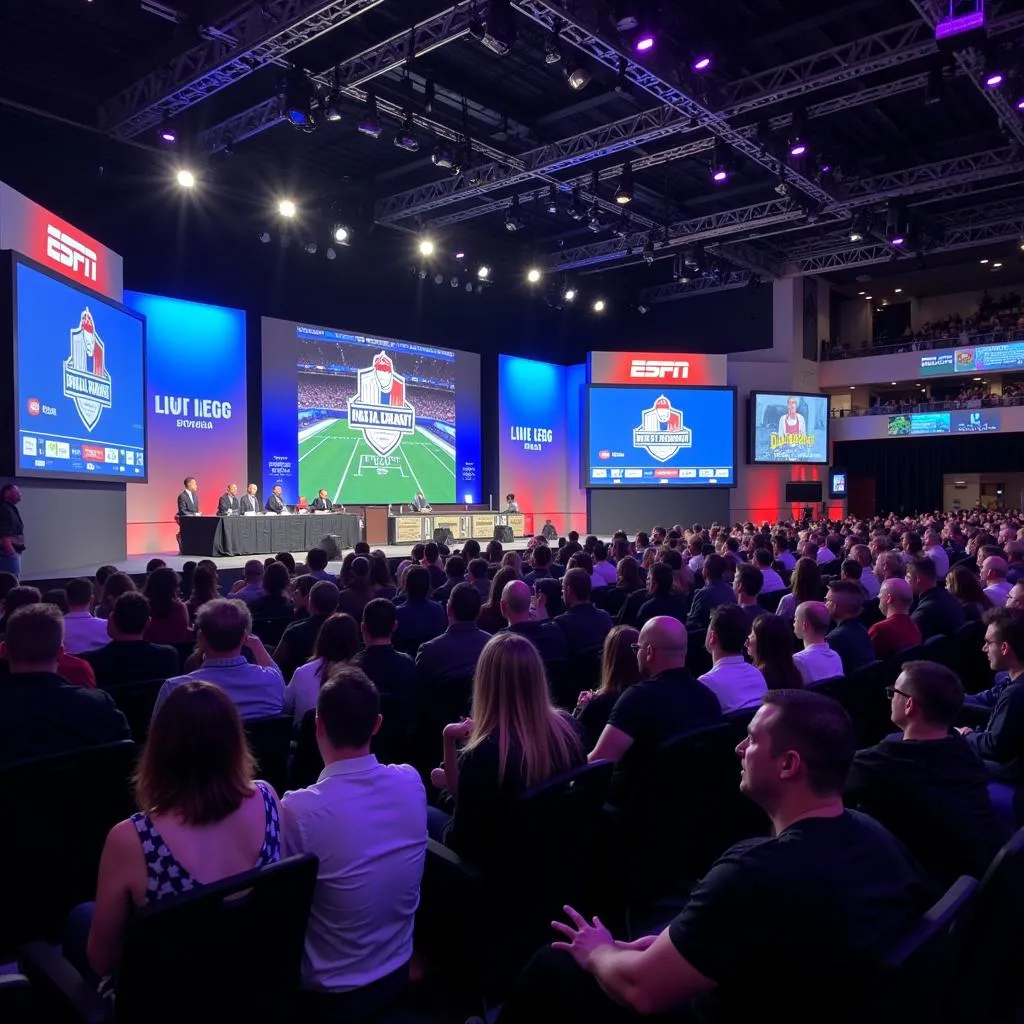 Live Audience at the ESPN Football Live Draft 