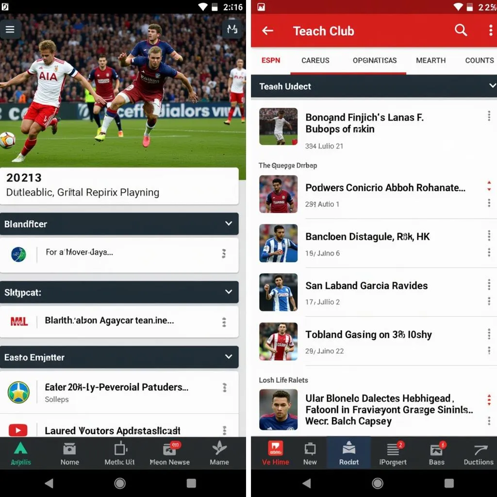 ESPN Live Football App for Android