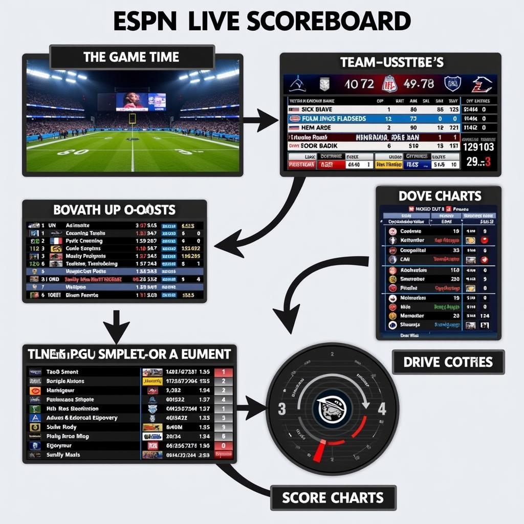 ESPN Live Scoreboard Features