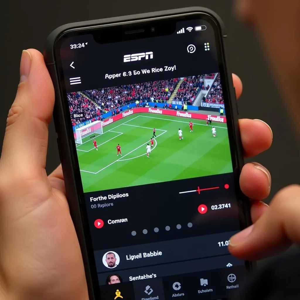 ESPN mobile app live stream football World Cup