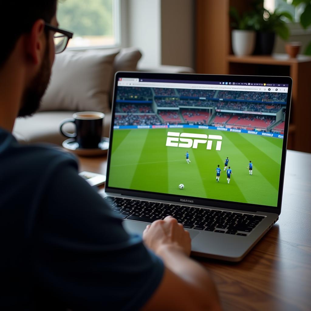 ESPN Live Streaming Football India trên máy tính