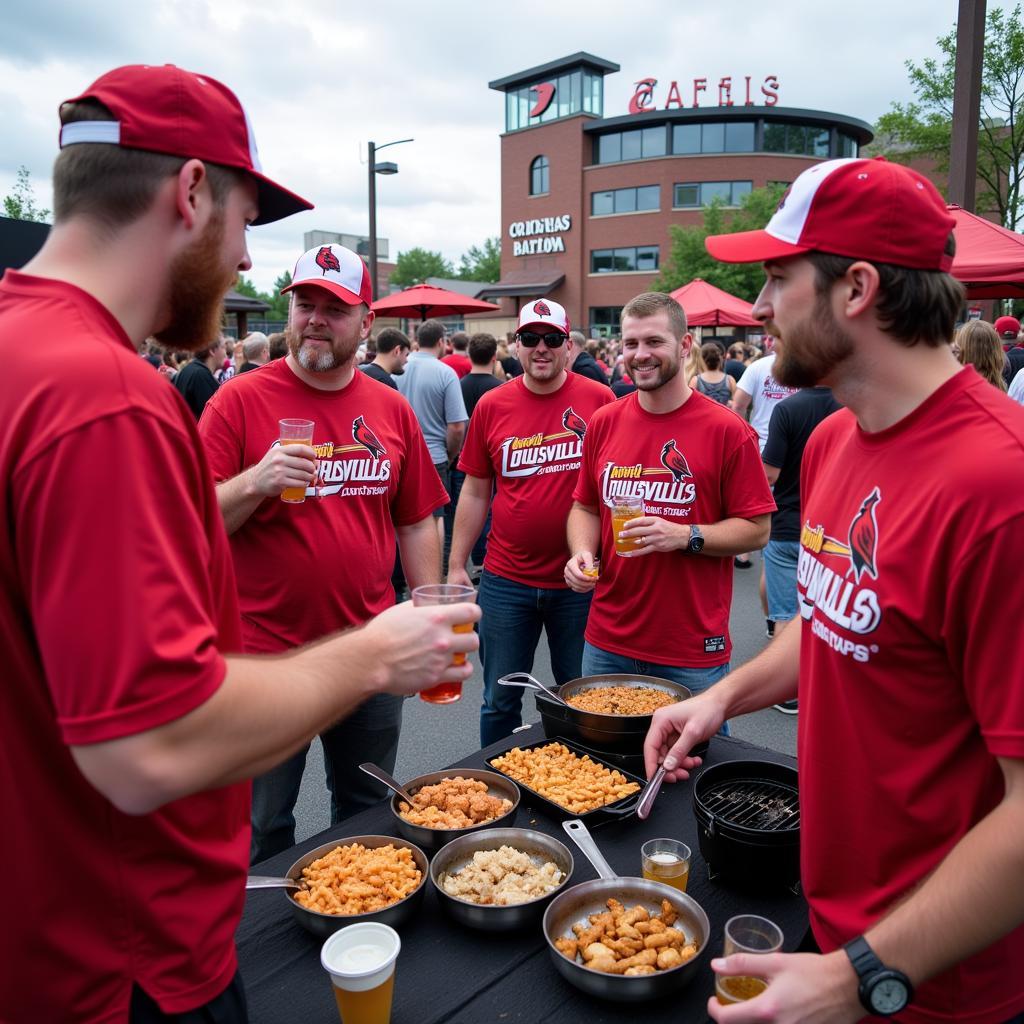 Louisville Cardinals football tailgate