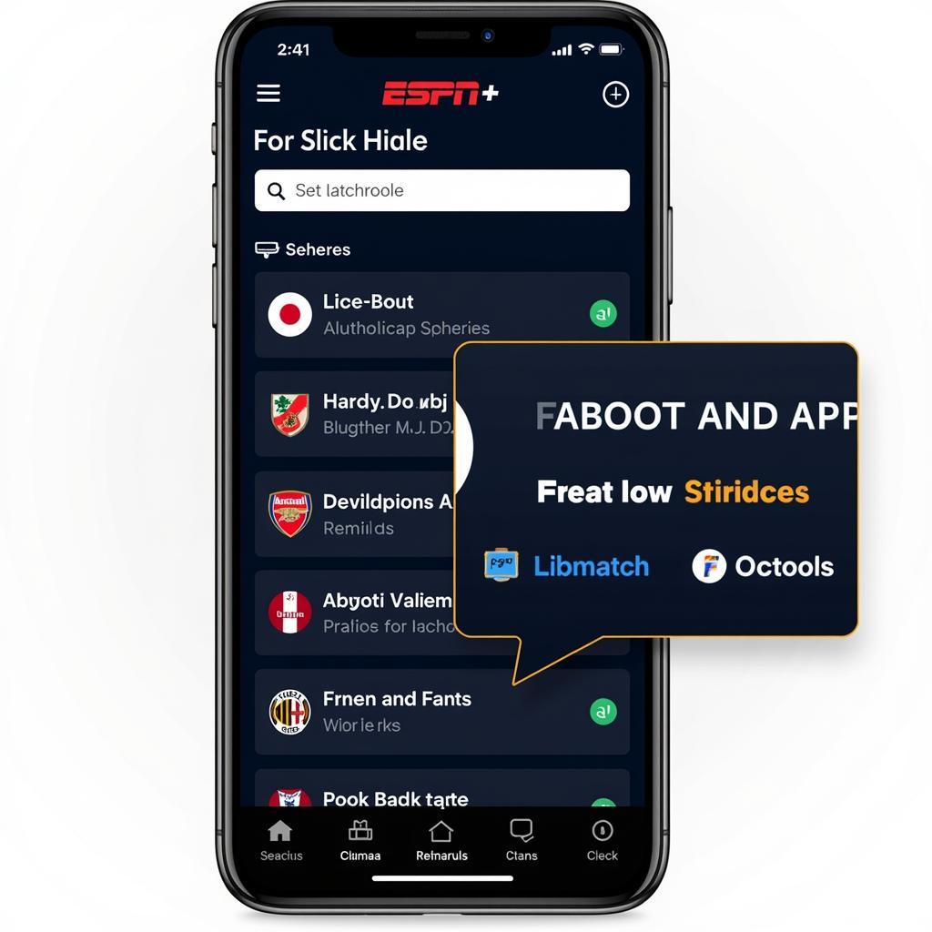 Find your favorite football match on the espn+ app schedule