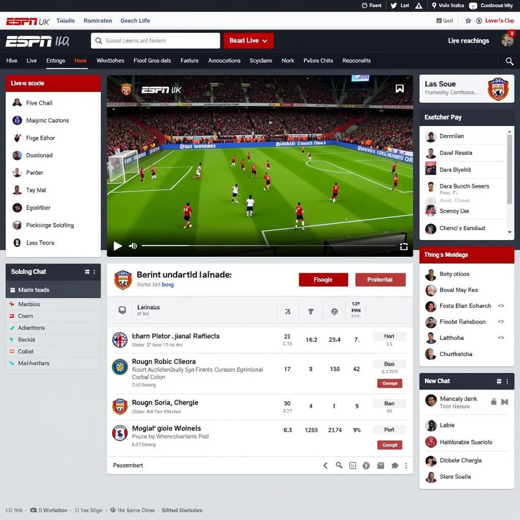 ESPN UK Live Football Streaming