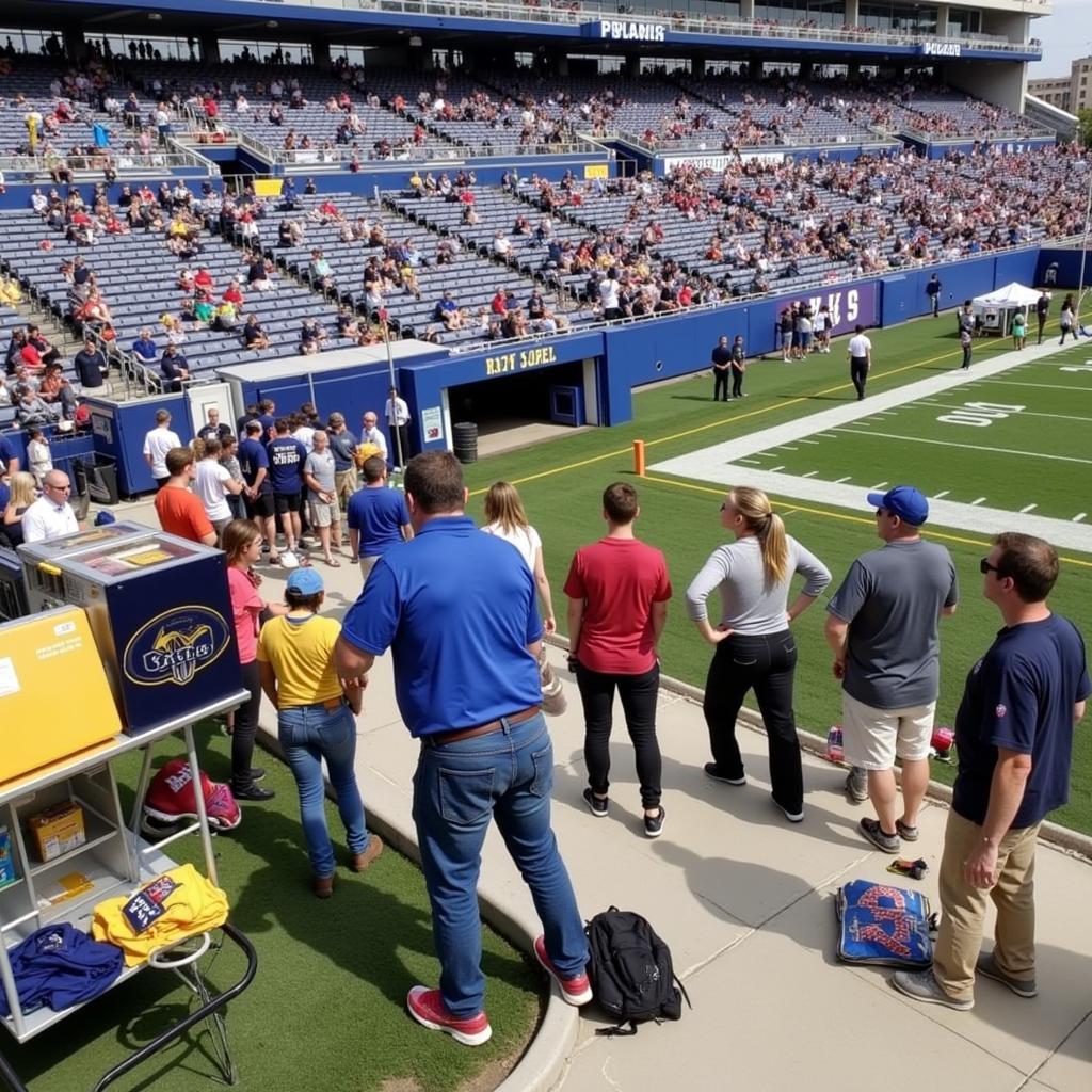 Concessions and amenities at ETSU Football Stadium