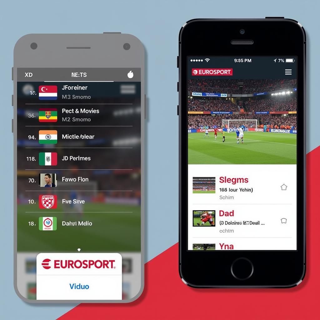 Eurosport Mobile App Live Football