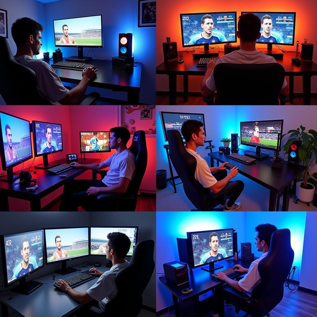 Famous Footballers' Gaming Setups