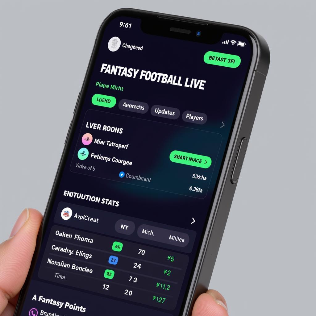 Ứng dụng Fantasy Football Live Cast