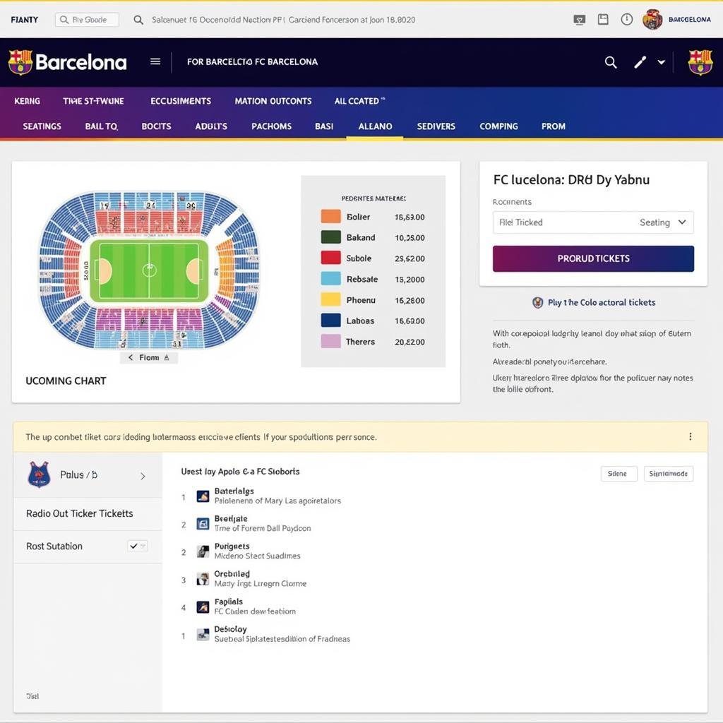 FC Barcelona Official Website Ticket Page