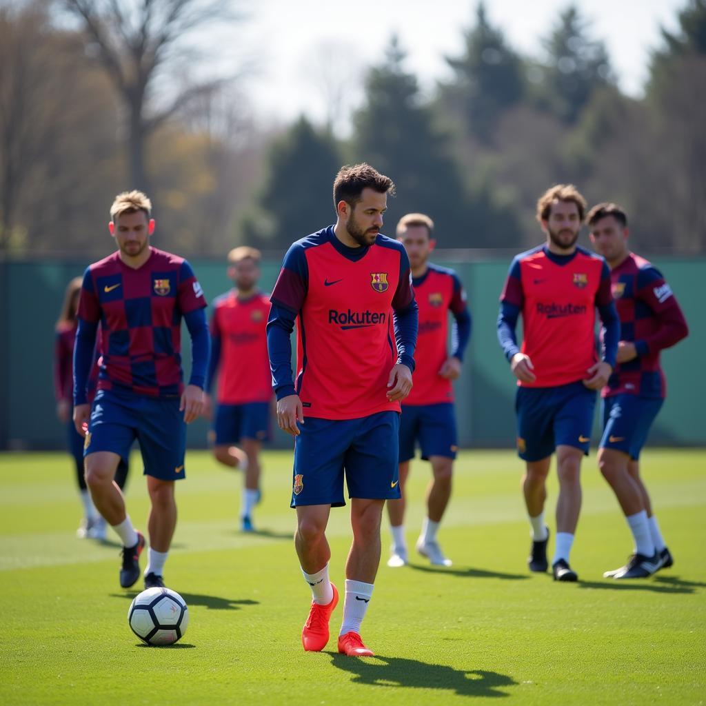 FC Barcelona Training Session