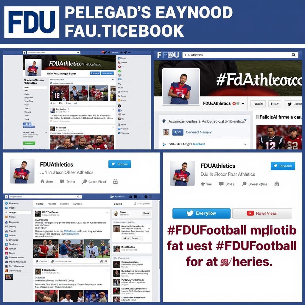 FDU Football Social Media