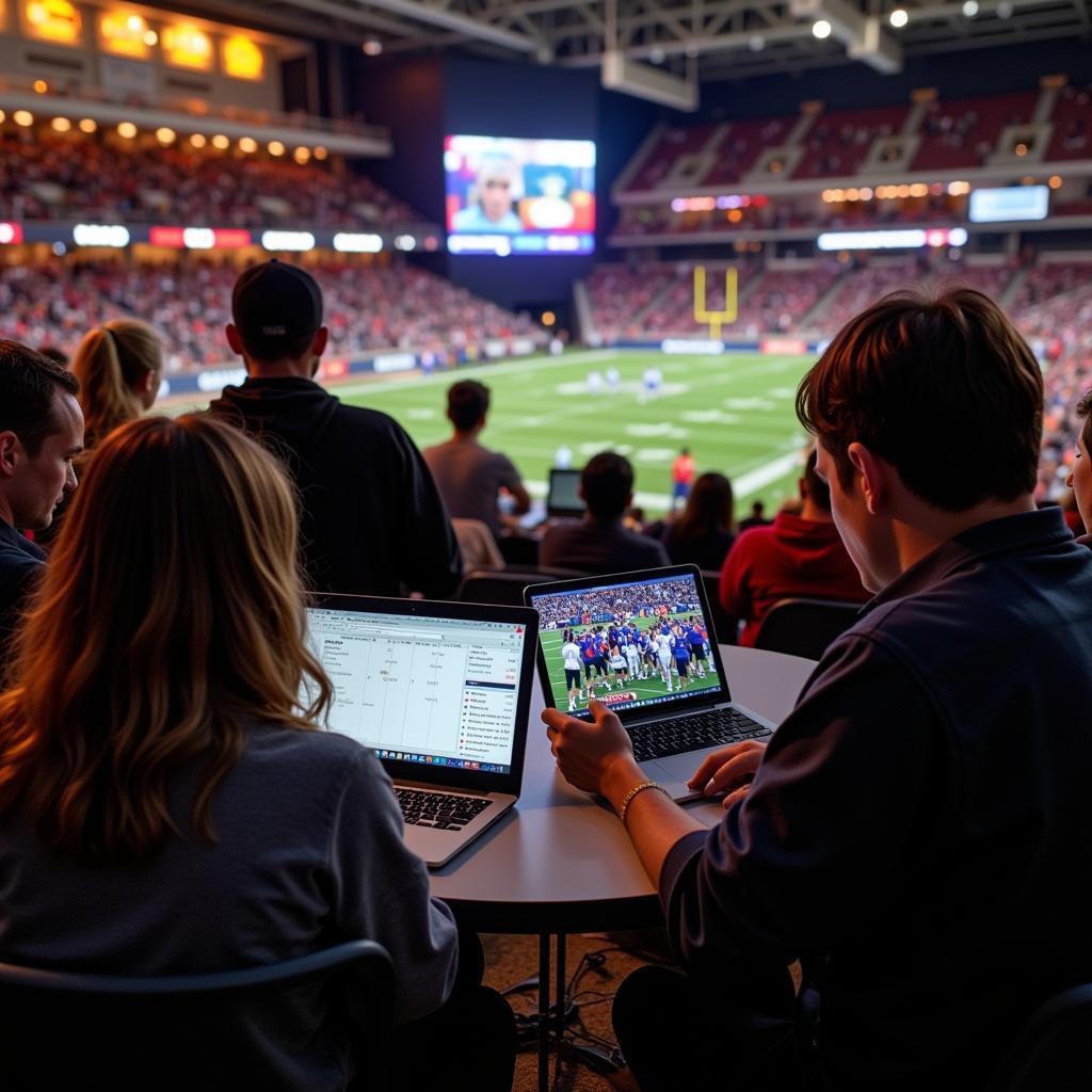 Fans Using Devices to Watch Central York High School Football Live