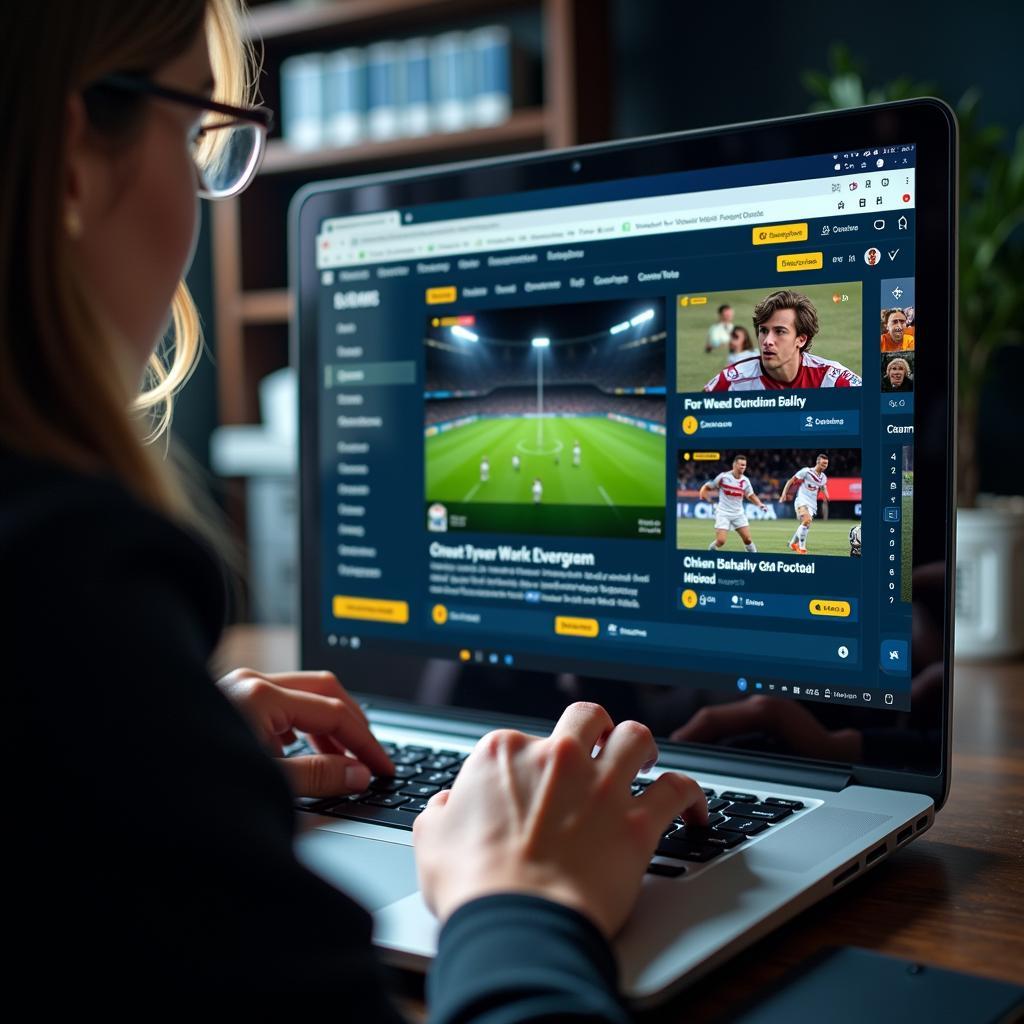 Finding the best live football streaming website