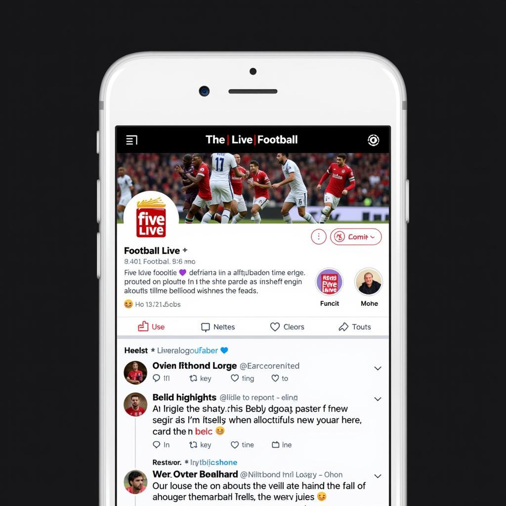 Five Live Football Live Social Media