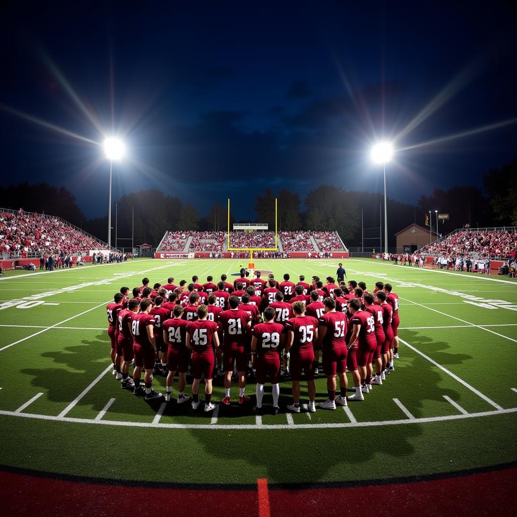 Fond du Lac High School Football Team in Playoffs