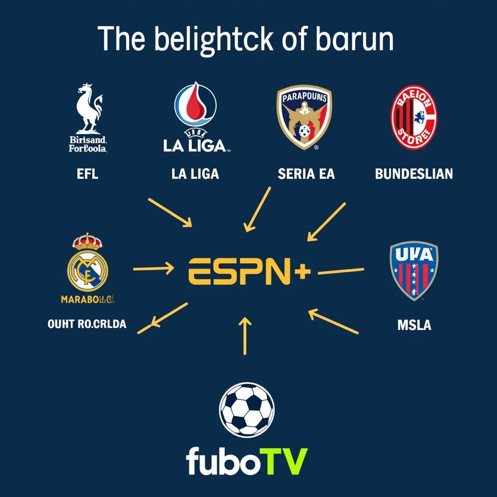 Various football leagues available on streaming platforms