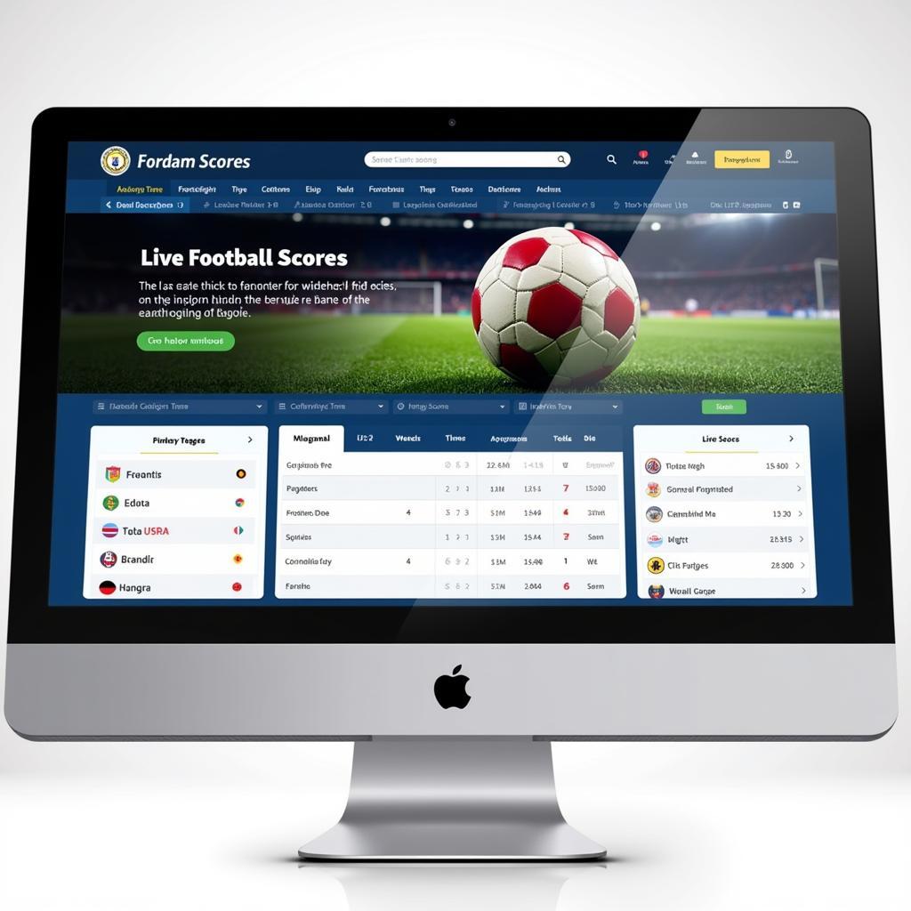 Football Live Score Website