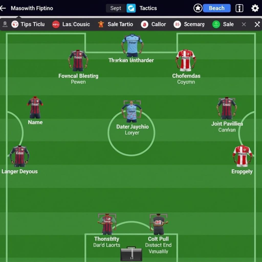 Football Manager Live Online Tactics Screen