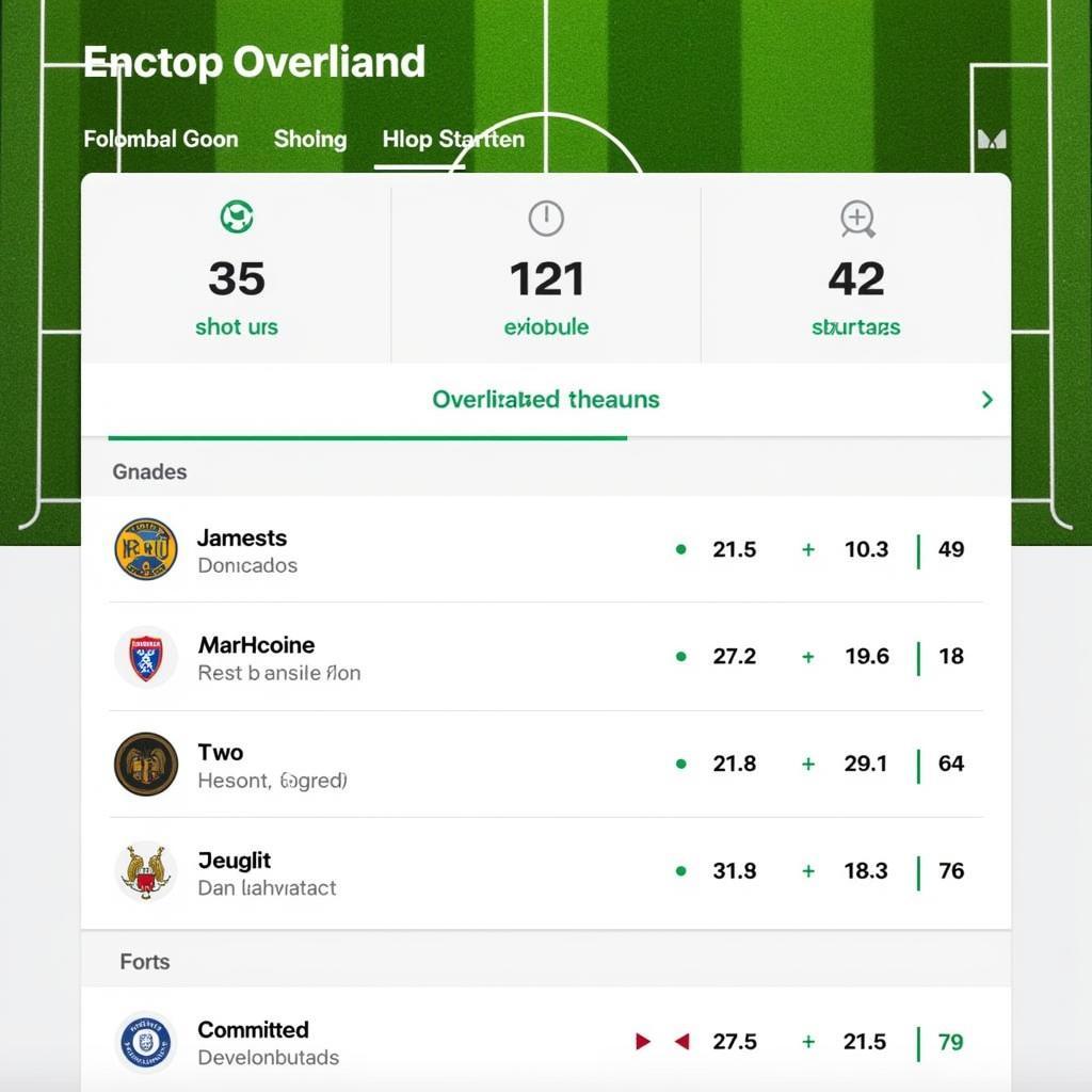 Football Match Statistics