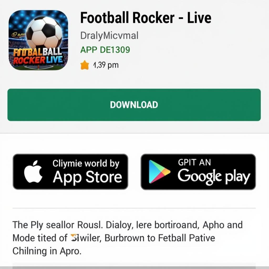 Nút tải xuống ứng dụng Football Rocker - Live APK