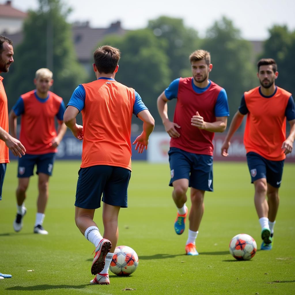 Football Training Behind the Scenes