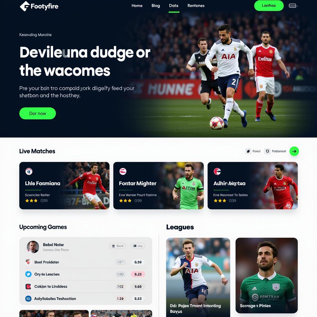 Footyfire Interface