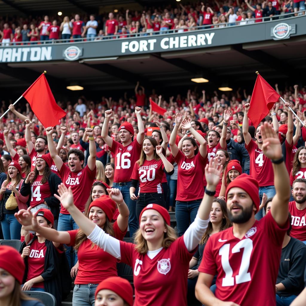 Fort Cherry Fans Show Their Support